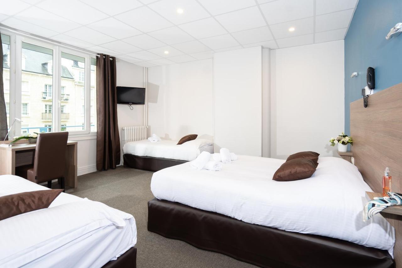 Logis Hotel Du Chateau Caen Esterno foto